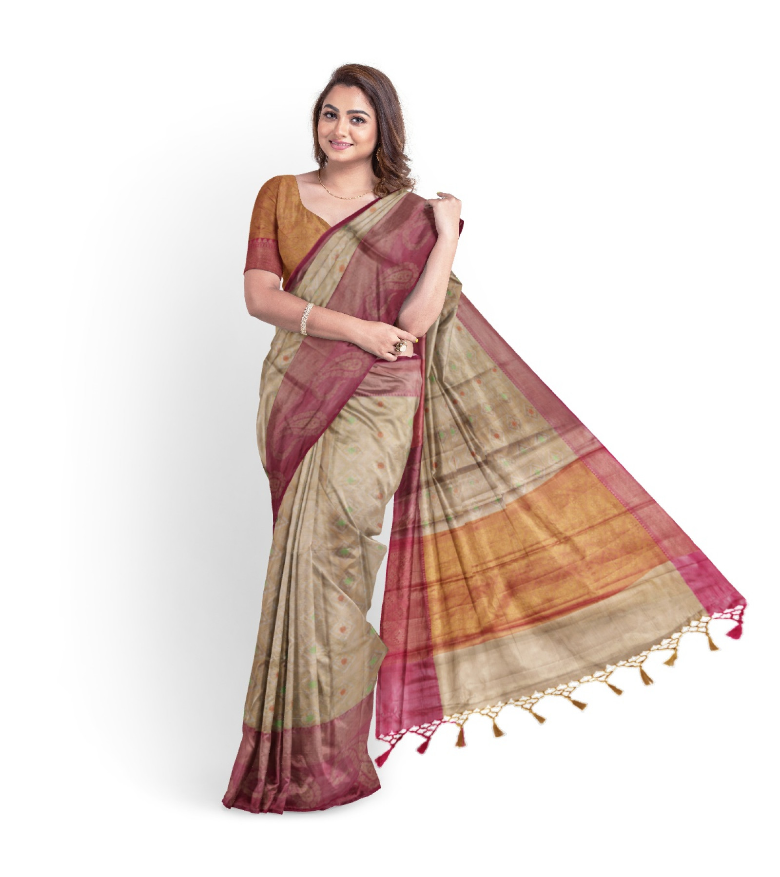 Exclusive fresh Woven Banarasi Saree by Abaranji 